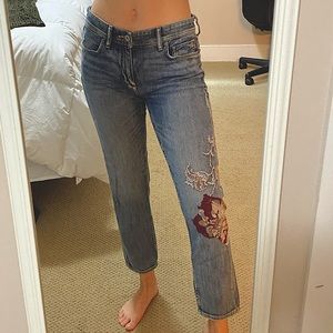 y2k low rise anthropologie jeans